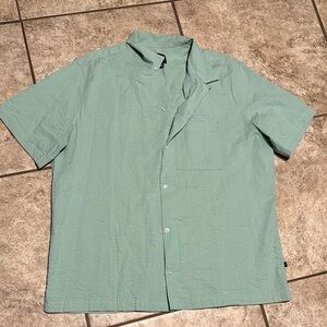 GAP Light Green Casual Button Down Shirt